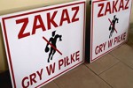zakaz gry w piłkę